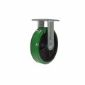 Vestil Green High-Tech Non-Marking Rigid Polyurethane 8 x 2 Caster CST-F40-8X2DT-R